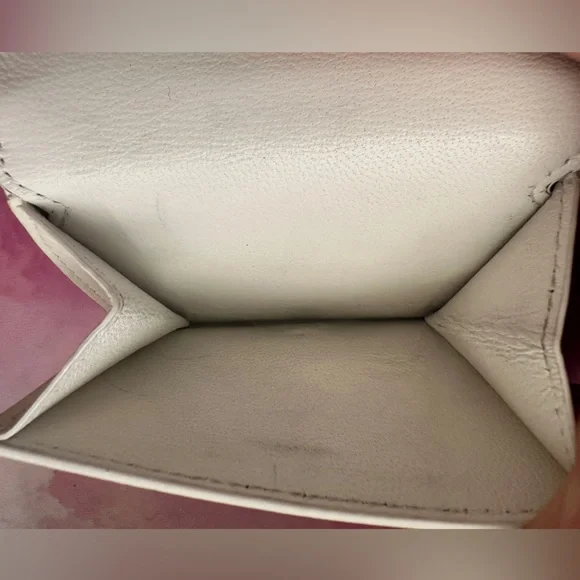 Balenciaga Compact Wallet (EUC; White/Silver) - Picture 9 of 16